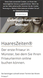 Mobile Screenshot of haareszeiten-haarlounge.de